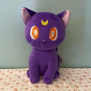 NWT Sailor Moon Luna Cat Kawaii Anime Cosplay Large Plush Stuffed Animal Toy